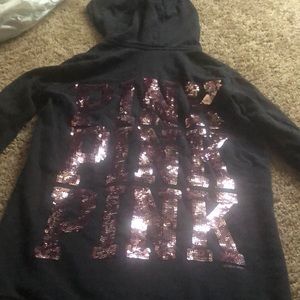 Pink bling sweatshirt